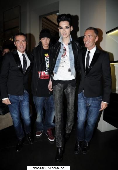 bill kaulitz, manechin ocazie saptamana modei milano &nbsp;