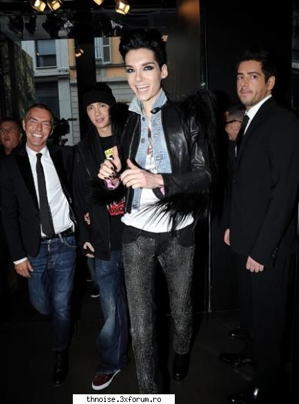 bill kaulitz, manechin ocazie saptamana modei milano &nbsp; &nbsp;