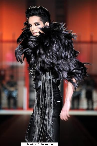 bill kaulitz, manechin ocazie saptamana modei milano
